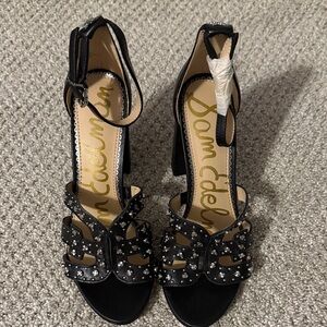 Sam Edelman Black Studded Heels